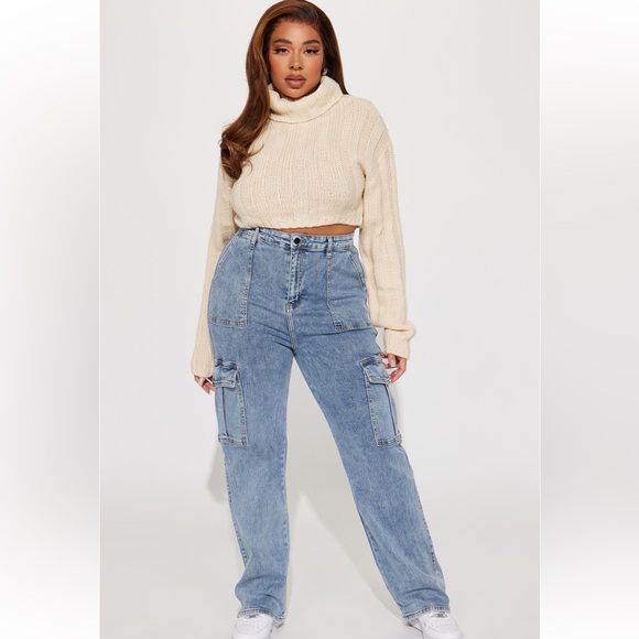 Stretch Cargo Jeans NWT - Picture 1 of 5